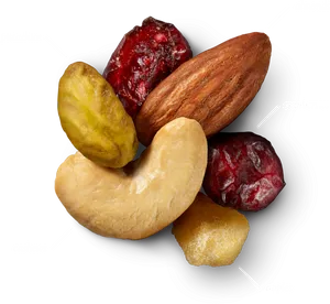 Assorted Nutsand Dried Fruits PNG Image