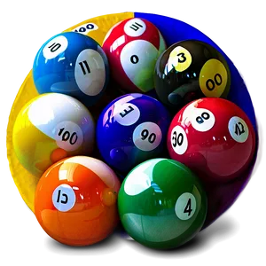 Assorted Pool Balls Png 69 PNG Image