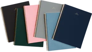 Assorted Spiral Notebooks PNG Image