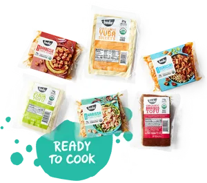 Assorted Tofu Products Readyto Cook PNG Image