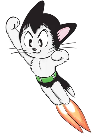 Astro_ Boy_ Flying PNG Image