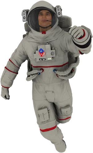 Astronautin Space Suit PNG Image