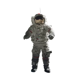 Astronautin Space Suit Floatsin Darkness PNG Image