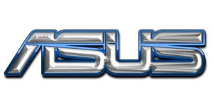 Asus Logo Metallic Design PNG Image