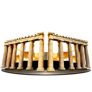 Athens Parthenon Icon Png Kyj PNG Image