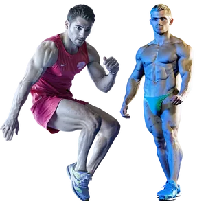 Athlete Figure Drawing Png 71 PNG Image