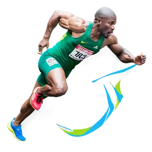 Athletic Sprint Png 06252024 PNG Image