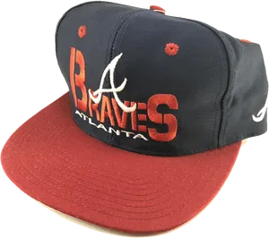 Atlanta Braves Baseball Cap PNG Image