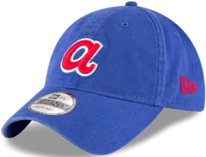 Atlanta Braves Blue Cap PNG Image