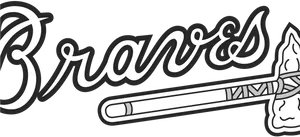 Atlanta Braves Logo Scriptand Tomahawk PNG Image