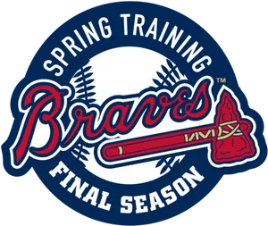 Atlanta Braves Spring Training Final Season Logo PNG Image