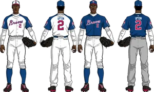 Atlanta Braves Uniform Concept Art PNG Image