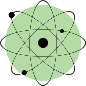 Atomic Structure Illustration PNG Image