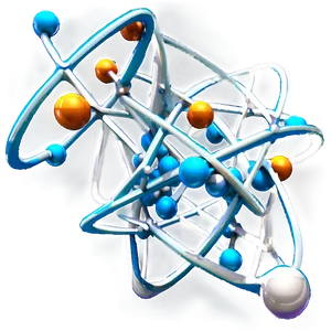 Atomic Structure Model PNG 1 PNG