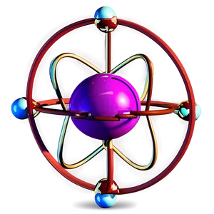 Atomic Structure Model PNG Wxe PNG