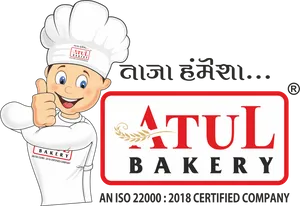 Atul Bakery Logowith Chef Mascot PNG Image