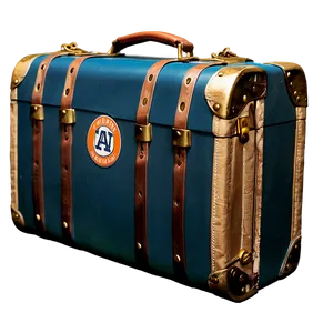 Auburn Retro Suitcase Png 06252024 PNG Image