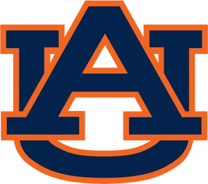 Auburn University Interlocking A U Logo PNG Image