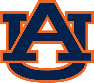 Auburn University Interlocking A U Logo PNG Image