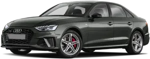 Audi Luxury Sedan Profile View PNG Image