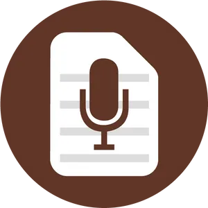 Audio Document Icon PNG Image