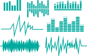 Audio_ Waveform_ Collection PNG Image