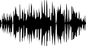 Audio_ Waveform_ Silhouette PNG