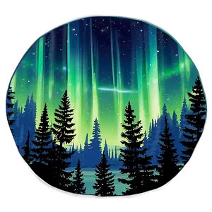 Aurora Borealis Night Sky Png Bqw PNG Image