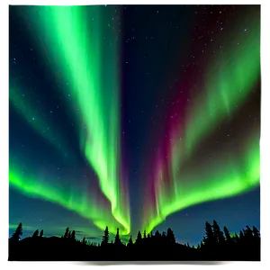 Aurora Borealis Night Sky Png Dkh33 PNG Image