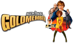 Austin Powers Goldmember Movie Promo PNG Image