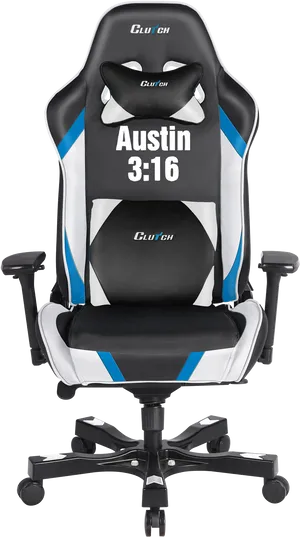 Austin316 Gaming Chair Clutch Brand PNG Image