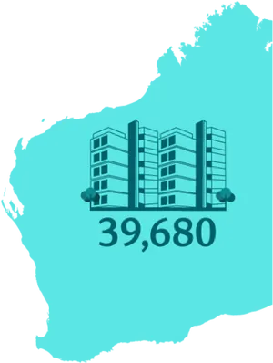 Australia Housing Statistic Map PNG Image