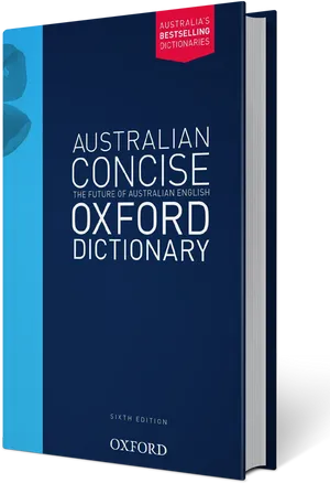 Australian Concise Oxford Dictionary Cover PNG Image