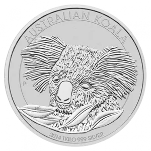 Australian Koala Silver Coin2014 PNG Image