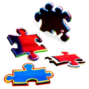 Autism Acceptance Puzzle Outline Png 6 PNG Image