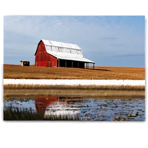 Autumn Barn Setting Png Wyt PNG Image