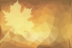 Autumn Leaf Abstract Background PNG Image