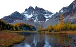 Autumn_ Mountain_ Lake_ Scenery_4 K PNG Image