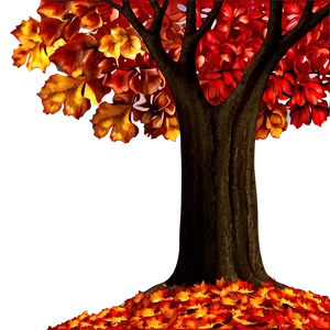 Autumn Red Tree Image Png 06252024 PNG Image