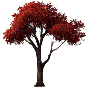 Autumn Red Tree Image Png 96 PNG Image