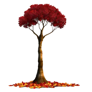 Autumn Red Tree Image Png Cfo98 PNG Image