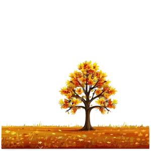 Autumn Tree Landscape Png 06122024 PNG Image