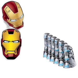 Avengers Iron Man Helmet Profile Png Ckn15 PNG Image