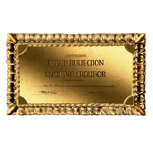 Award Certificate PNG 55 PNG
