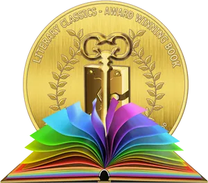 Award Winning Literary Classic Book Design PNG Image