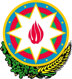 Azerbaijan Ministryof Emergency Situations Emblem PNG Image