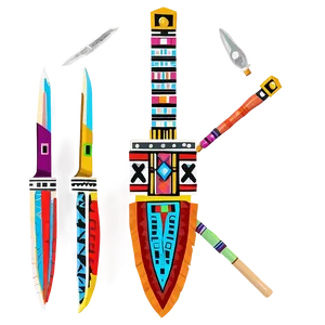 Aztec Ceremonial Knife Png Qhg PNG Image