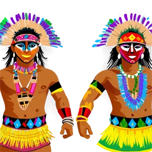 Aztec Dance Png Vcf50 PNG Image