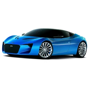 Azure Blue Car Prototype Png Tsg17 PNG Image