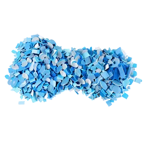 Azure Blue Confetti Float Png Xel PNG Image